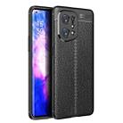 For OPPO Find X5 Litchi Texture TPU Shockproof Phone Case(Black) - 1