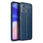 For OPPO Realme 9 Pro Litchi Texture TPU Shockproof Phone Case(Blue) - 1