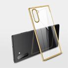 For Galaxy Note10 X-level Dawn Series Transparent Ultra-thin TPU Case(Gold) - 1