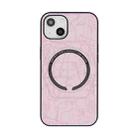 Card Holder PU+TPU Magsafe Case For iPhone 13 Pro(Pink) - 1