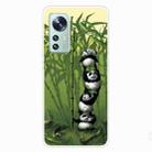 For Xiaomi 12 Pro Painted Transparent Shockproof TPU Protective Phone Case(Four Bears) - 1