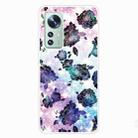 For Xiaomi 12 Pro Painted Transparent Shockproof TPU Protective Phone Case(Starry Chrysanthemum) - 1