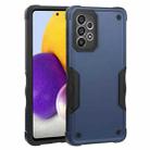 For Samsung Galaxy A73 Non-slip Armor Phone Case(Blue) - 1