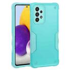 For Samsung Galaxy A73 Non-slip Armor Phone Case(Mint Green) - 1