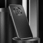 For vivo S6 Metal Frame Carbon Fiber Phone Case(Black) - 1