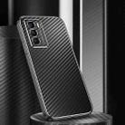 For vivo T1 4G Metal Frame Carbon Fiber Phone Case(Black) - 1