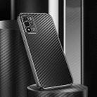 For OPPO A93s 5G Metal Frame Carbon Fiber Phone Case(Black) - 1