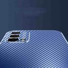 For OPPO A93s 5G Metal Frame Carbon Fiber Phone Case(Blue) - 7