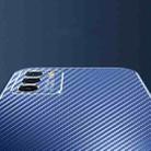 For OPPO Reno6 Pro 5G Metal Frame Carbon Fiber Phone Case(Blue) - 7