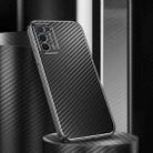For OPPO Reno6 Pro+ 5G Metal Frame Carbon Fiber Phone Case(Black) - 1