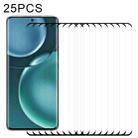 25 PCS Edge Glue 3D Curved Edge Full Screen Tempered Glass Film For Honor Magic4(Black) - 1