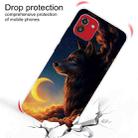 For Samsung Galaxy A03 International Version Shockproof Painted Transparent TPU Protective Phone Case(Sky Wolf) - 3