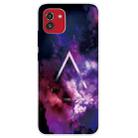 For Samsung Galaxy A03 International Version Shockproof Painted Transparent TPU Protective Phone Case(Triangle Starry Sky) - 1
