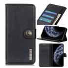 For iPhone 11 Pro Cowhide Texture Horizontal Flip Leather Case with Holder & Card Slots & Wallet(Black) - 1