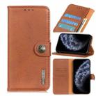 For iPhone 11 Pro Cowhide Texture Horizontal Flip Leather Case with Holder & Card Slots & Wallet(Brown) - 1