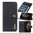 For iPhone 11 Pro Max Cowhide Texture Horizontal Flip Leather Case with Holder & Card Slots & Wallet(Black) - 1