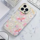 For iPhone 13 Pro Shell Texture Flower TPU Phone Case (X6) - 1