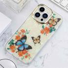 For iPhone 13 Pro Max Shell Texture Flower TPU Phone Case (X2) - 1