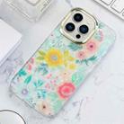 For iPhone 12 / 12 Pro Shell Texture Flower TPU Phone Case(X4) - 1