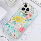 For iPhone 12 Pro Max Shell Texture Flower TPU Phone Case(X4) - 1