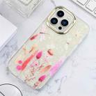 For iPhone 12 Pro Max Shell Texture Flower TPU Phone Case(X5) - 1