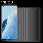 10 PCS 0.26mm 9H 2.5D Tempered Glass Film For OPPO Reno7 / Reno7 Z 5G / Reno7 5G / Reno7 Lite / Reno8 Lite / F21 Pro 5G / Reno8 4G / F21s Pro 5G - 1