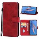 Leather Phone Case For Xiaomi Redmi Note 11E Pro(Red) - 1