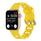 Hollow Out Silicone Watch Band For Apple Watch Series 8&7 41mm / SE 2&6&SE&5&4 40mm / 3&2&1 38mm(1) - 1
