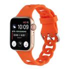 Hollow Out Silicone Watch Band For Apple Watch Series 9&8&7 41mm / SE 3&SE 2&6&SE&5&4 40mm / 3&2&1 38mm(7) - 1