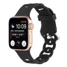 Hollow Out Silicone Watch Band For Apple Watch Ultra 49mm&Watch Ultra 2 49mm / Series 9&8&7 45mm / SE 3&SE 2&6&SE&5&4 44mm / 3&2&1 42mm(3) - 1