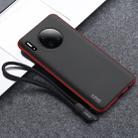 For Huawei Mate 30 X-level Beetle Series All-inclusive PC + TPU Case with Lanyard(Red) - 1