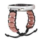 Volcanic Stone Watch Band For Apple Watch Series 9&8&7 41mm / SE 3&SE 2&6&SE&5&4 40mm / 3&2&1 38mm(Pink) - 1