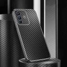 For vivo S12 Metal Frame Carbon Fiber Phone Case(Black) - 1