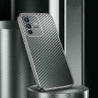 For vivo S12 Metal Frame Carbon Fiber Phone Case(Grey) - 1