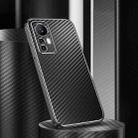 For Xiaomi 12 / 12X Metal Frame Carbon Fiber Phone Case(Black) - 1