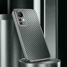 For Xiaomi 12 / 12X Metal Frame Carbon Fiber Phone Case(Grey) - 1