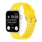 Hollow Out Silicone Watch Band For Apple Watch Ultra 49mm / Series 8&7 45mm / SE 2&6&SE&5&4 44mm / 3&2&1 42mm(1) - 1