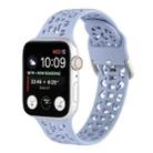 Hollow Out Silicone Watch Band For Apple Watch Ultra 49mm / Series 8&7 45mm / SE 2&6&SE&5&4 44mm / 3&2&1 42mm(2) - 1