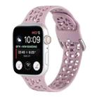 Hollow Out Silicone Watch Band For Apple Watch Ultra 49mm&Watch Ultra 2 49mm / Series 9&8&7 45mm / SE 3&SE 2&6&SE&5&4 44mm / 3&2&1 42mm(6) - 1