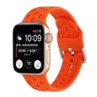 Hollow Out Silicone Watch Band For Apple Watch Series 8&7 41mm / SE 2&6&SE&5&4 40mm / 3&2&1 38mm(3) - 1