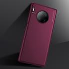 For Huawei Mate 30 Pro X-level Knight Series Ultra-thin All-inclusive PU Case(Wine Red) - 1
