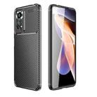 For Xiaomi Redmi Note 11 Pro Overseas Version Carbon Fiber Texture Shockproof TPU Phone Case(Black) - 1