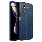 For Redmi Note 11 Pro Overseas Version Litchi Texture TPU Shockproof Phone Case(Blue) - 1