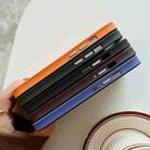 For iPhone 13 Pro Solid Color Leather Phone Case (Sapphire Blue) - 5