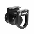 BOYA BY-C12 Camera Microphone Holder Mobile Phone Hot Shoe Bracket(Black) - 1