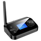 C41 3 in 1 Optical Fiber Bluetooth 5.0 Audio Adapter Receiver Transmitter with LCD Screen - 1