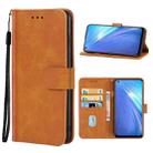 Leather Phone Case For OPPO Realme 6(Brown) - 1