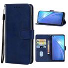 Leather Phone Case For OPPO Realme 6(Blue) - 1