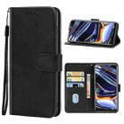 Leather Phone Case For OPPO Realme 7 Pro(Black) - 1