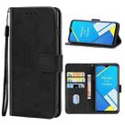 Leather Phone Case For OPPO Realme C2(Black) - 1